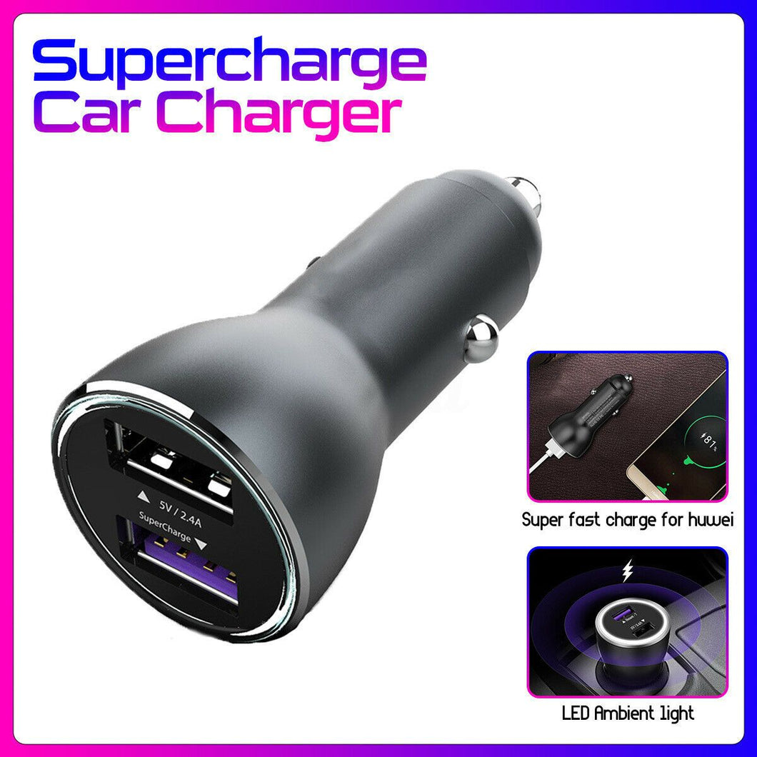 SuperCharge Car Charger FCP Super Charge Fast For Huawei P30 P20 P10 P9 Mate 20